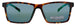 242 - DARK TORTOISE - GREEN MIRROR