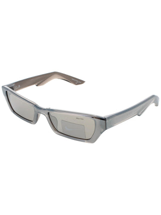 Nike Lucent Boost Ev24051 sunglasses featuring a sleek black plastic frame and dark tinted lenses.