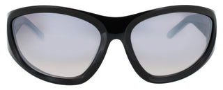 Longchamp women's sunglasses LO796S in black with gradient grey lenses, stylish plastic frame for women.