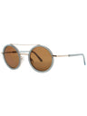 H - LIGHT GOLD/BLUE - BROWN