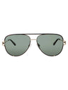DTRT/GRN - DARK TORTOISE / GOLD - GREEN TINT