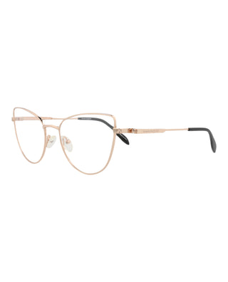 Alexander McQueen Cat Eye-Frame Metal Eyeglasses Women