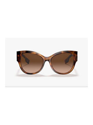 Burberry BE4294 Sunglasses Light Havana / Brown Gradient (S) Women's-AmbrogioShoes