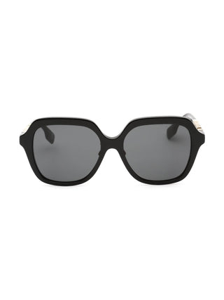 Burberry BE4389F Sunglasses Black/Grey Women's-AmbrogioShoes