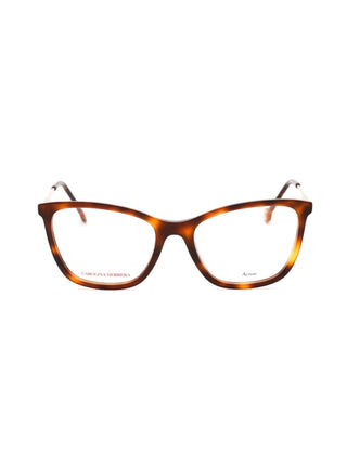 Carolina Herrera CH 0071 Eyeglasses Havana / Clear demo lens-AmbrogioShoes