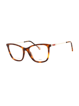 Carolina Herrera CH 0071 Eyeglasses Havana / Clear demo lens-AmbrogioShoes