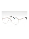 C02 - Shiny Silver / Clear demo lens