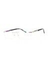 C02 - Shiny Silver/Grey Horn / Clear Lens