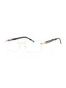 C03 - Shiny Gold/Black / Clear Lens