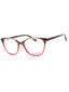 0S0R 00 - Brown Havana Pink / Clear Lens