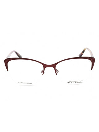 Adensco AD 241 eyeglasses with a sleek black frame and clear lenses.
