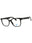 001 - shiny black/clear demo lens