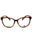 052 - dark havana / clear