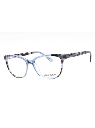 Anne Klein AK5069 eyeglasses with slate full-rim frames and clear demo lenses.