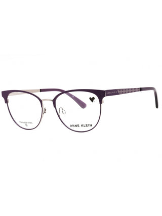 Anne Klein AK5110 oval eyeglasses featuring a sleek, lightweight metal frame in a polished gold finish.