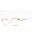 710 - GOLD/Clear Demo Lens