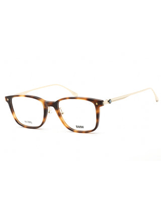BMW BW5014 eyeglasses in Dark Havana, featuring a shiny finish and clear lenses.