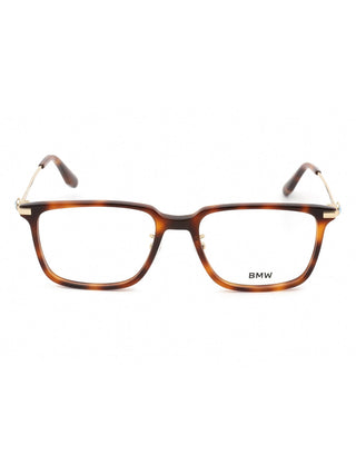Grey BMW BW5037 eyeglasses with clear demo lenses, featuring a sleek, modern frame design.