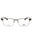 013 - matte dark ruthenium/clear demo lens