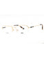032 - pale gold/clear demo lens