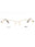 032 - pale gold/clear demo lens