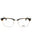 052 - dark havana/clear demo lens