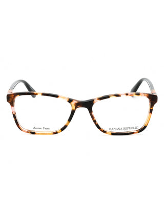 Banana Republic BR 207 eyeglasses with black full-rim frames and clear lenses.