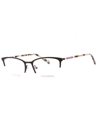 Banana Republic BR 224 eyeglasses, burgundy wine full-rim frames, clear lenses, 52-16-140 size.