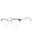 009Q 00 - BROWN/Clear demo lens