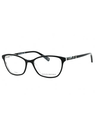 Black Banana Republic BREE eyeglasses with clear demo lenses, 51mm.