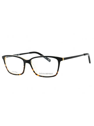 Banana Republic Cate/N eyeglasses, black havana full-rim frame, clear demo lenses, 51mm size.