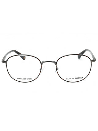 Banana Republic DONN eyeglasses with clear lenses and a sleek black frame.