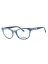 400 - Navy Floral / Clear Lens