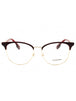 1319 - LIGHT GOLD/BORDEAUX/Clear demo lens