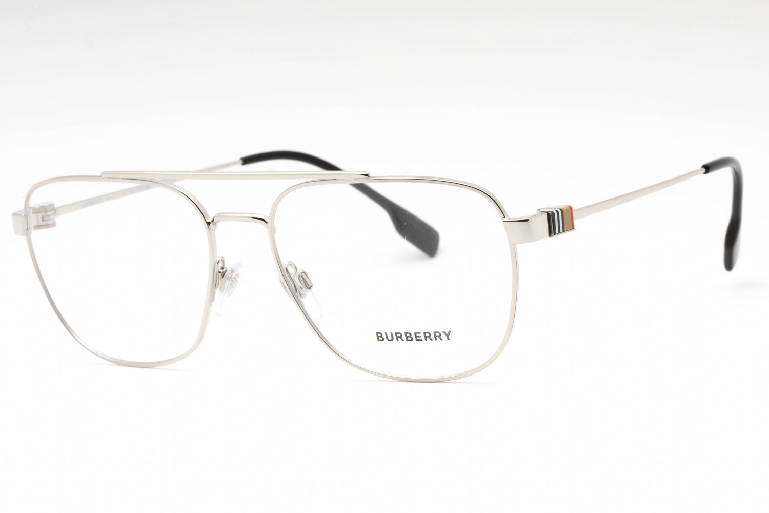 Burberry 0BE1377 Eyeglasses Silver Clear Lens Men s Beverly Hills Eyewear