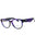 4113 - Transparent Checkered Violet/Clear demo lens