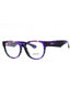 4113 - Transparent Checkered Blue/Clear demo lens