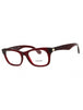 4128 - Transparent Bordeaux Burgundy/clear demo lens