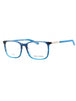 414 - Navy Horn  / Clear demo lens