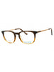 210 - BROWN HORN/Clear demo lens