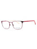 604 - Burgundy / Clear Lens