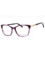 510 - PLUM HORN/Clear demo lens