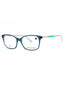 316 - TEAL CRYSTAL/Clear demo lens