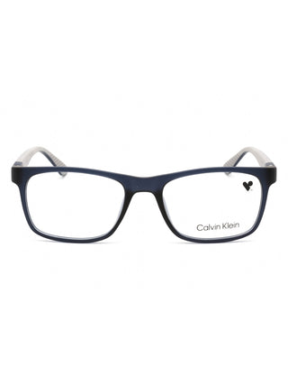 Calvin Klein CK20535 eyeglasses with a sleek black full-rim frame and silver temples.