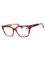 609 - BURGUNDY HAVANA/Clear demo lens
