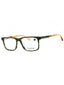 340 - GREEN HAVANA/Clear demo lens