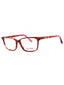 609 - BURGUNDY HAVANA/Clear demo lens