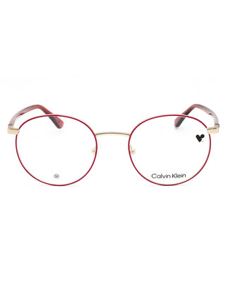 Calvin Klein CK23106 eyeglasses with black full-rim square frames and silver temples.