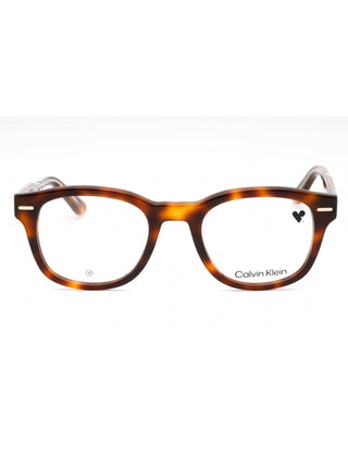 Calvin Klein CK23511 black full-rim square eyeglasses with silver temples.