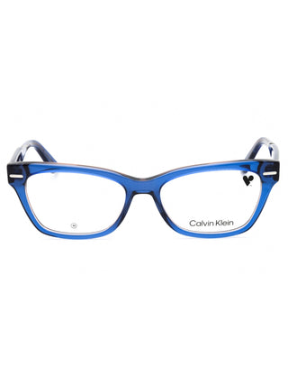 Calvin Klein CK23512 eyeglasses with a sleek black rectangular frame, perfect for a modern look.